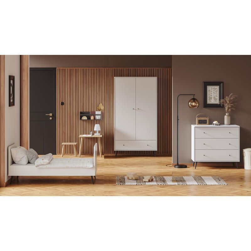 Commode 3 Tiroirs Blanca Blanc