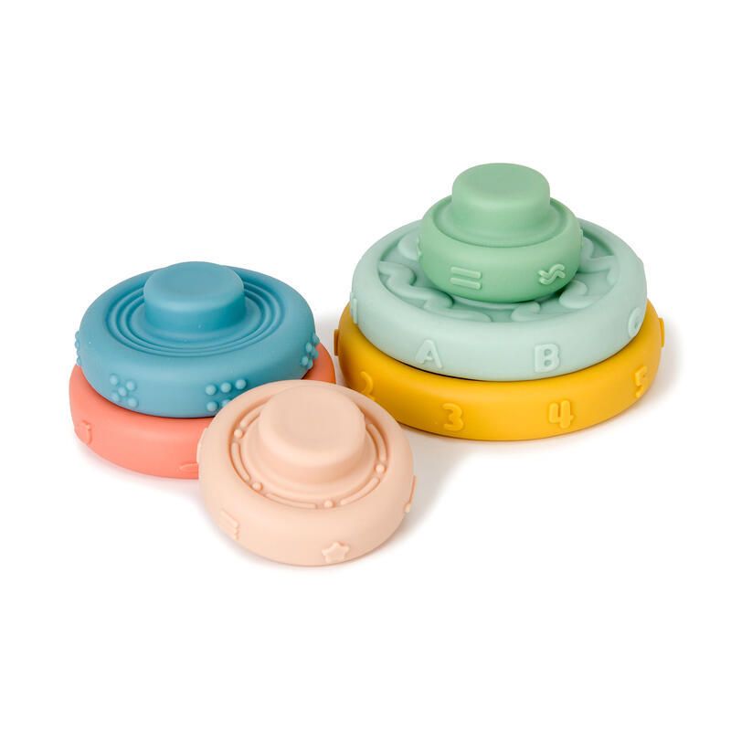 Anneaux A Empiler Jeux Educatifs 6m+ Multicolore