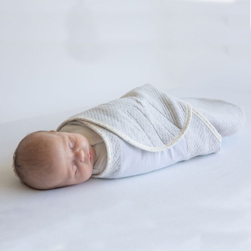 Couv Emmaillotage Calin Naissance Gris Domiva Gris