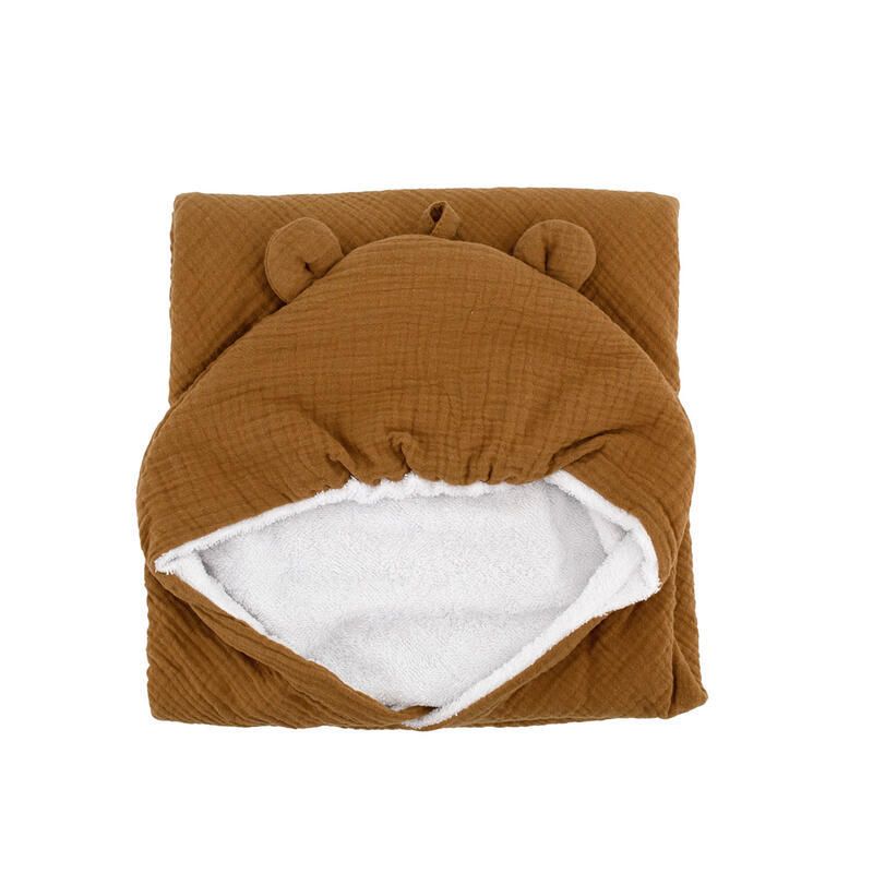 Sortie De Bain Boubou Caramel