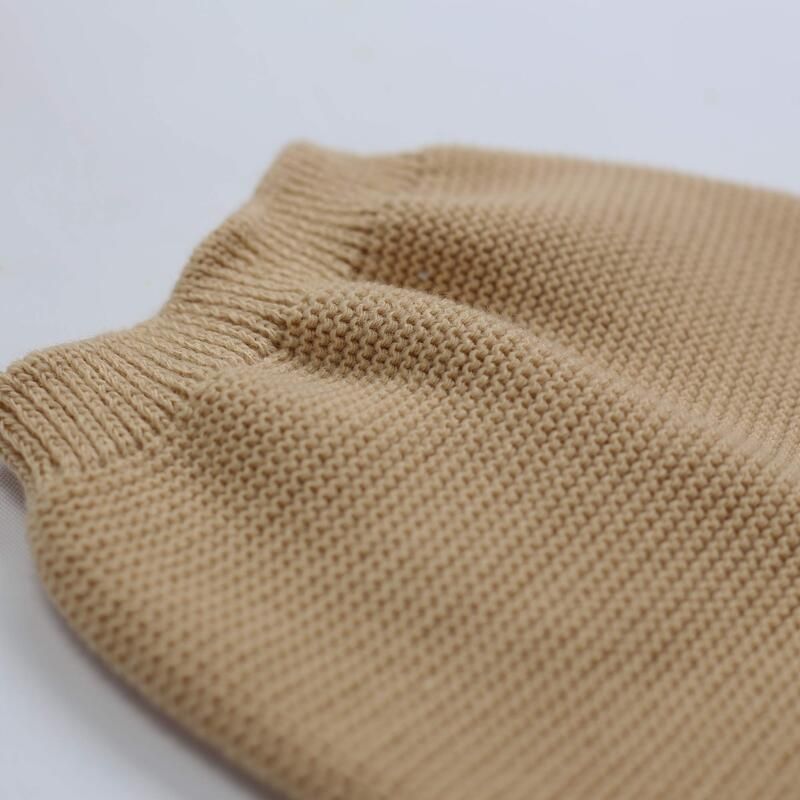 Pantalon Maille 0-1m Caramel
