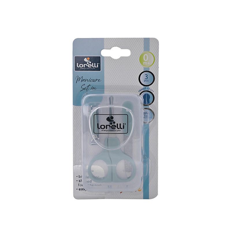 Set Manicure+boite Bleu