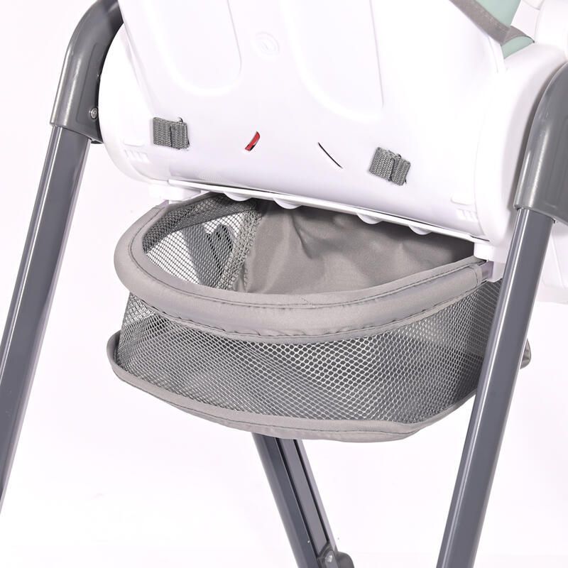 Chaise Haute Party 2 Roues Bleu