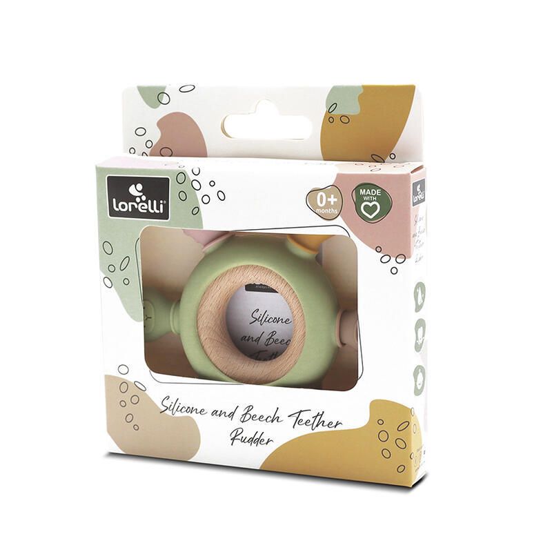 Anneau De Dentition Gouvernail + Hetre Vert