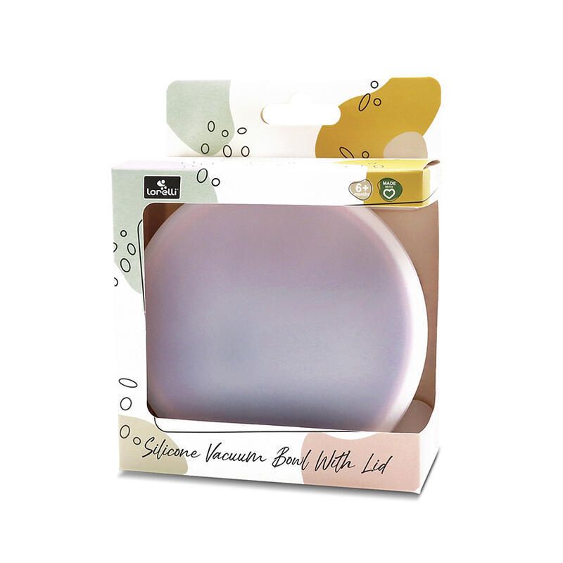 Bol Ventouse + Couvercle Rose