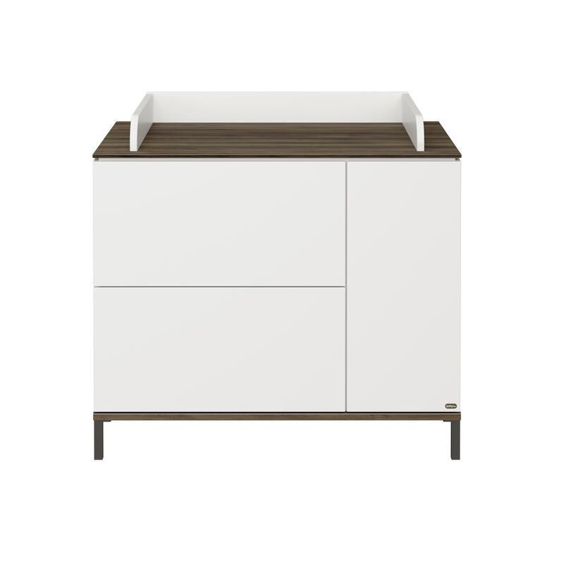 Commode 2 Tiroirs +1 Porte Pal Inclus Lovely
