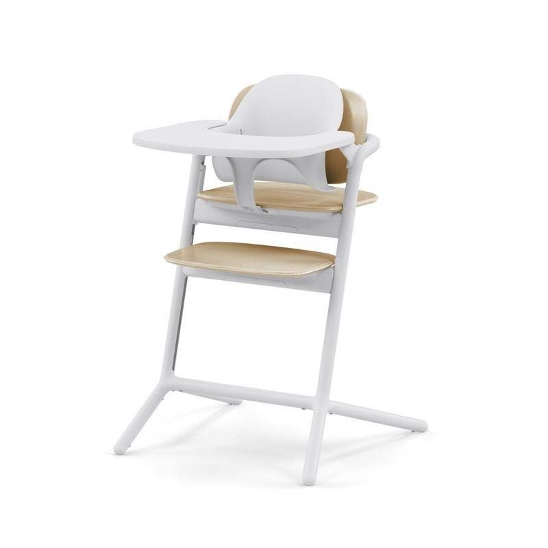 Chaise Haute Lemo 2 3-en-1 Gold White