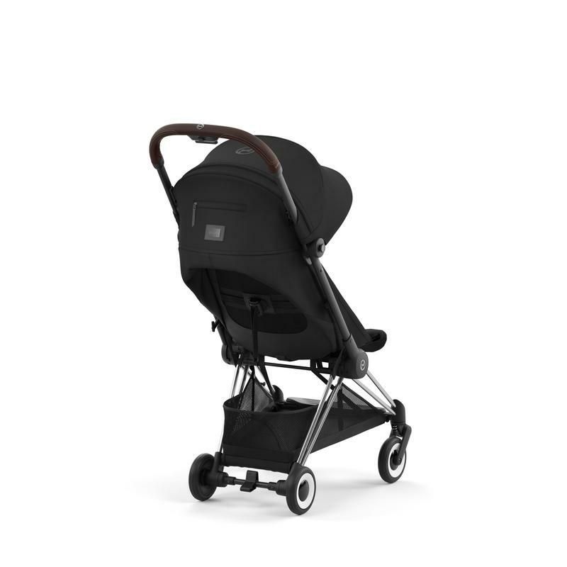 Poussette Coya Platinum Chrome Brown - Sepia Black