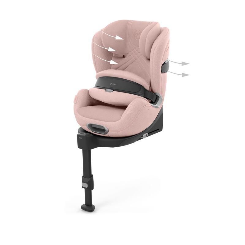 Siege-auto Anoris T2 I-size Plus Platinum Gr 1/2 Peach Pink
