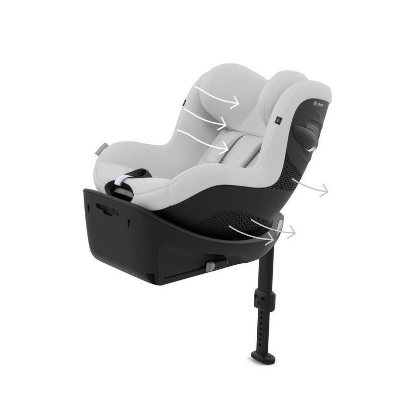 Siege Auto Sirona G I-size Gold 61-105cm Fog Grey