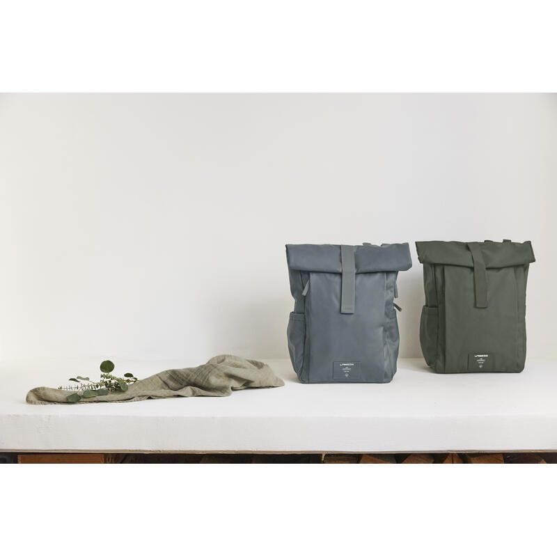 Gre Sac A Dos Rolltop Up Anthracite Green Label
