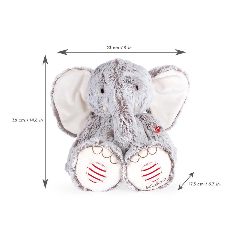 Elephant Noa Gris L Rouge