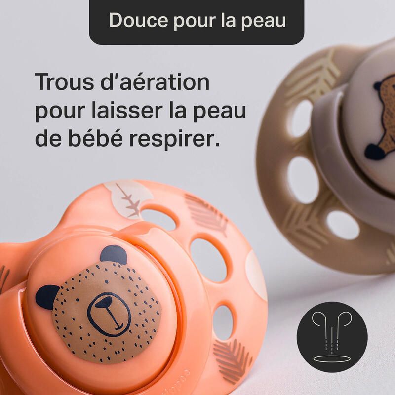 Sucette Ctn Fun 6-18m Mixte X2 6-18m