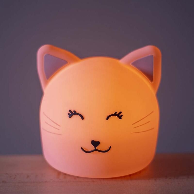 Veilleuse Silicone Mrs. Cat Rose