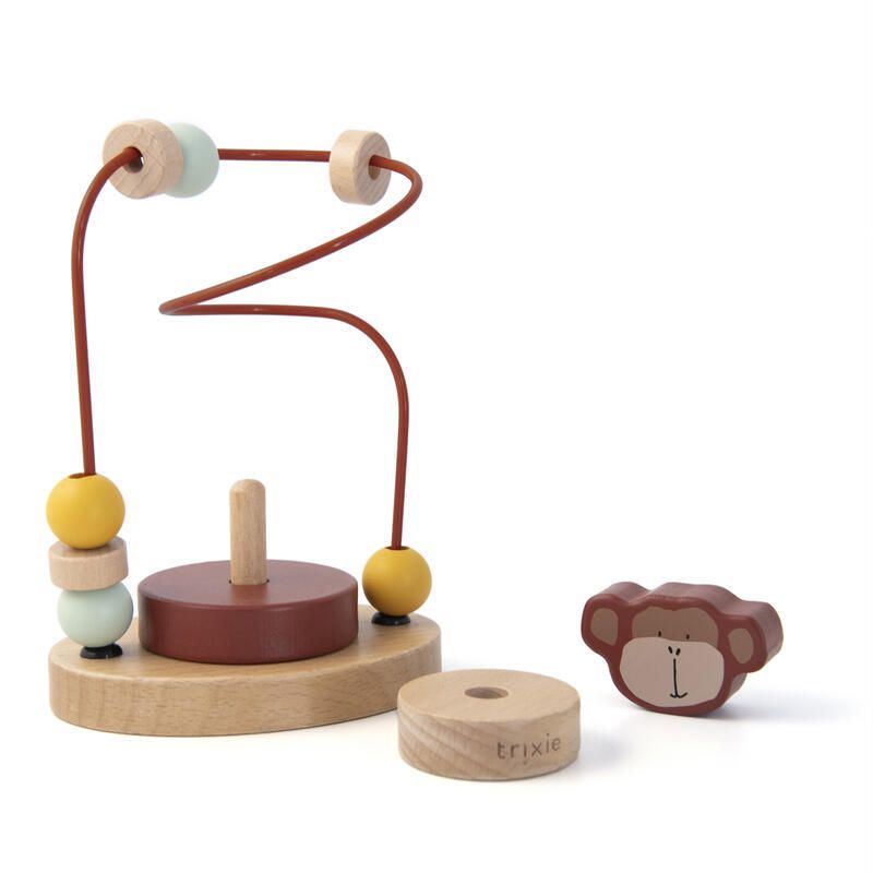 Labyrinthe A Perles En Bois - Mr. Monkey Brown