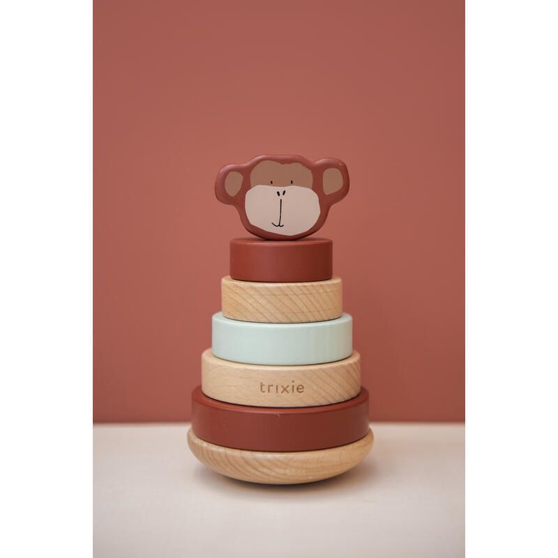 Tour A Empiler En Bois Mr. Monkey