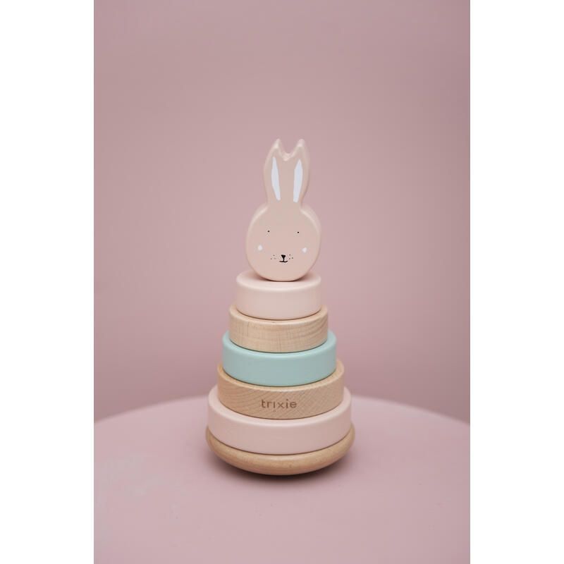 Tour A Empiler En Bois Mrs. Rabbit