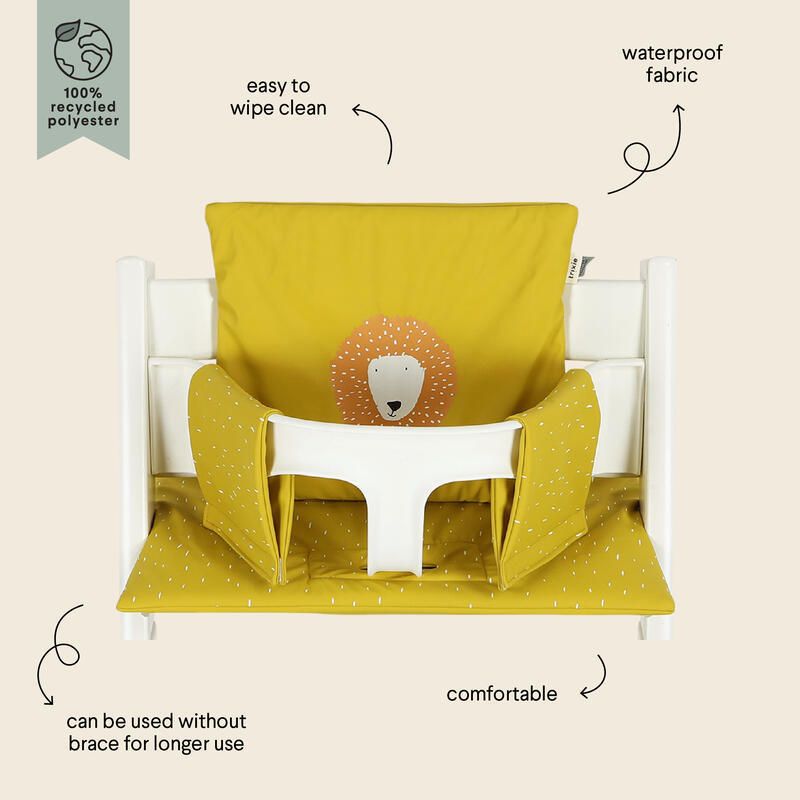 Coussin Chaise Haute Impermeable Mr. Lion