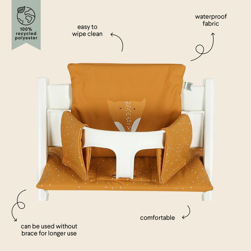 Coussin Chaise Haute Impermeable Mr. Fox