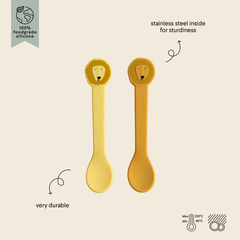 Cuillere Silicone 2-pack Mr. Lion