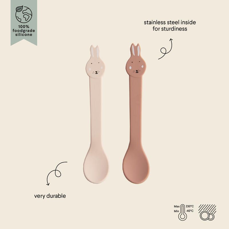 Cuillere Silicone 2-pack Mrs.rabbit