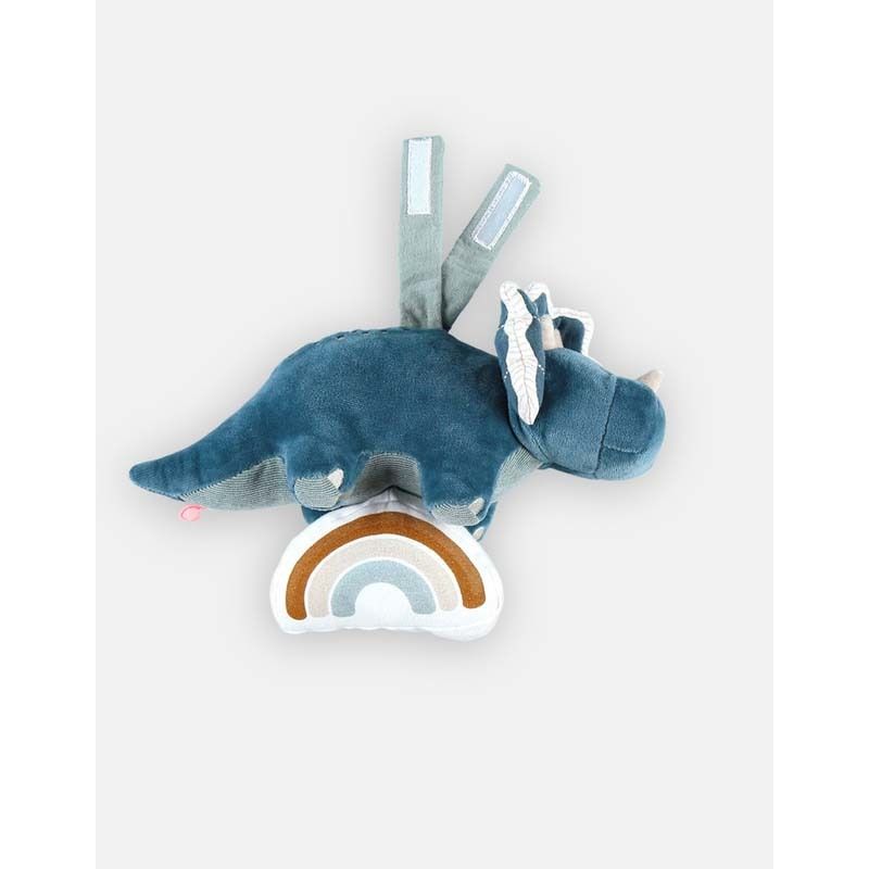 Ts Ops Dino Peluche Musicale, Veloudoux Bleu Noukies Tiga Stegi Ops