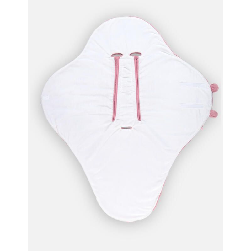 Mm22 Couverture Promenade Rose Fausse Fourrure Rose Noukies Mix Match