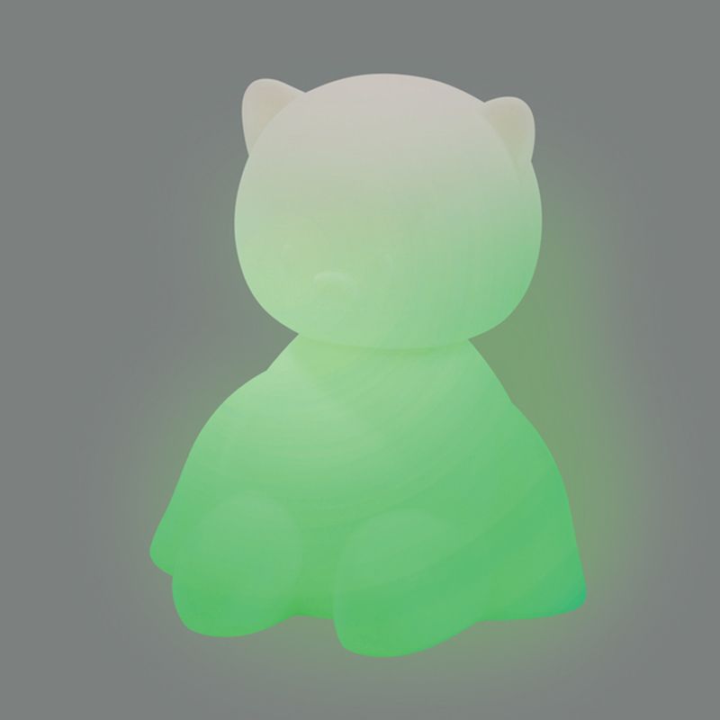 Veilleuse Silicone Chat Blanc