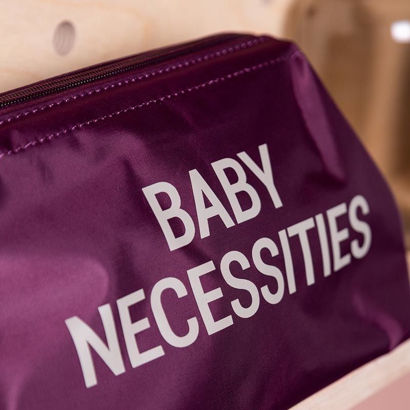 Baby Necessities Trousse De Toilette Aubergine Childhome