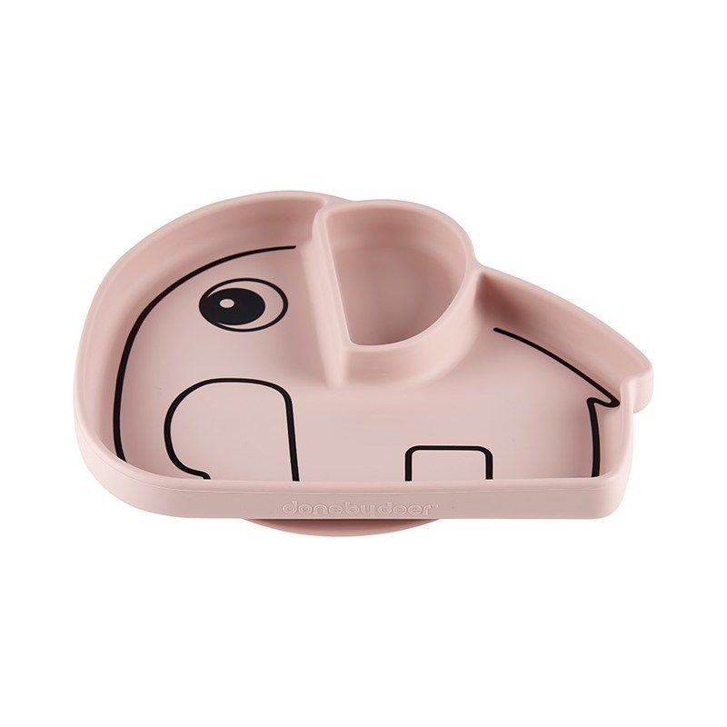 Assiette Stickstay Sili Elphee Rose