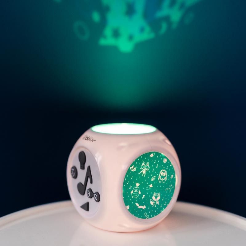 Veilleuse Silicone Kube White Lime