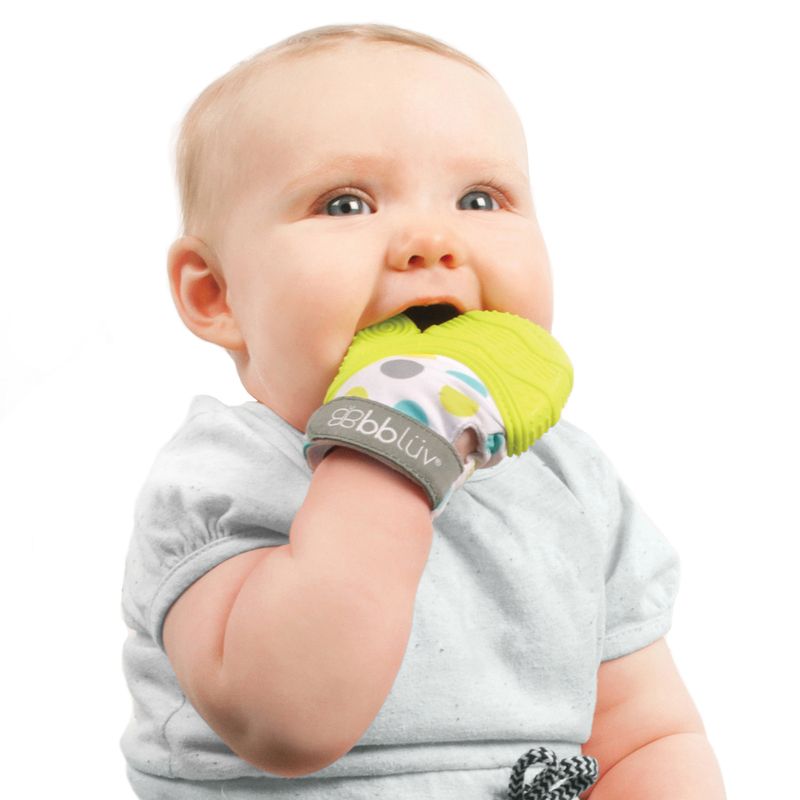 Gluv Mitaine De Dentition Pour Bebe Lime Gluv Lime