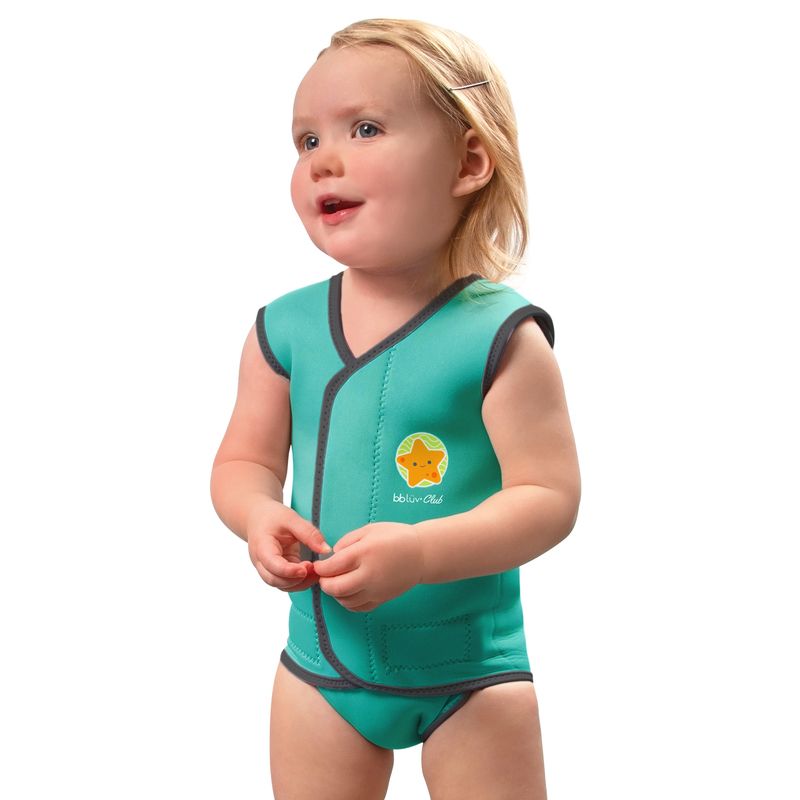 Wraap Combinaison En Neoprene Pour Bebe - Aqua - Medium 6-18 Months Aqua Bblv