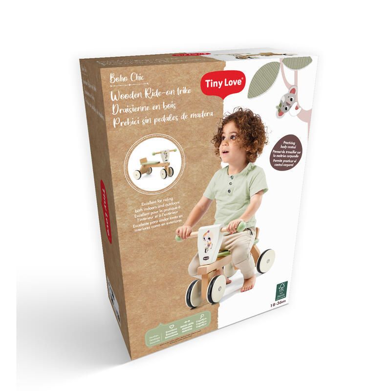 Wooden Tiny Trike - Boho Chic