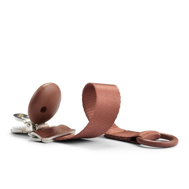 Attache-tetine En Bois - Burned Clay Rust Elodie