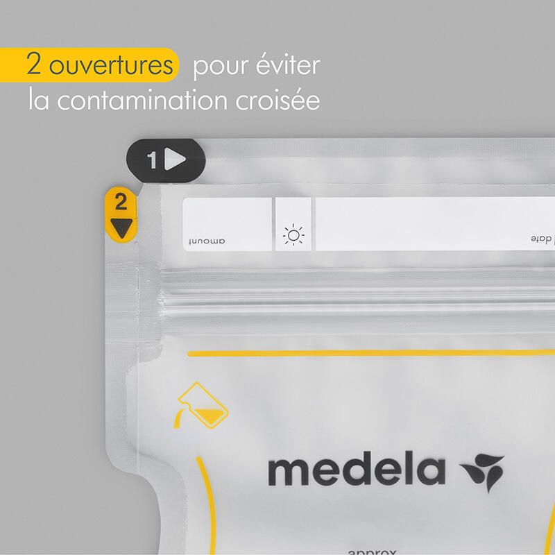 Sachets Conservation Lait Maternel Easy Pour X50