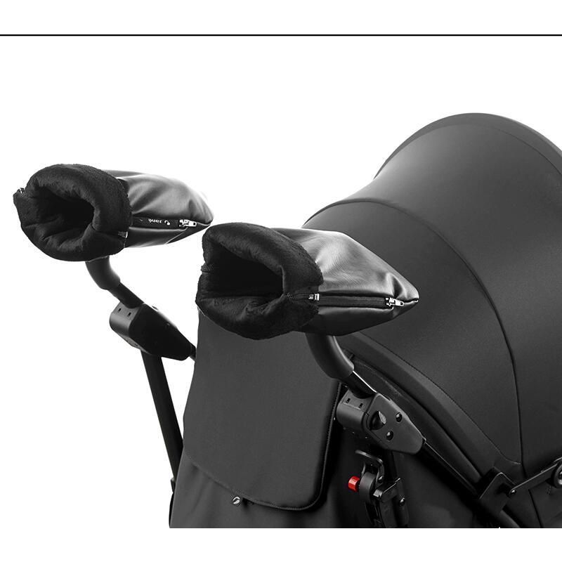 Gants Fourres Pour Guidon Noir Black