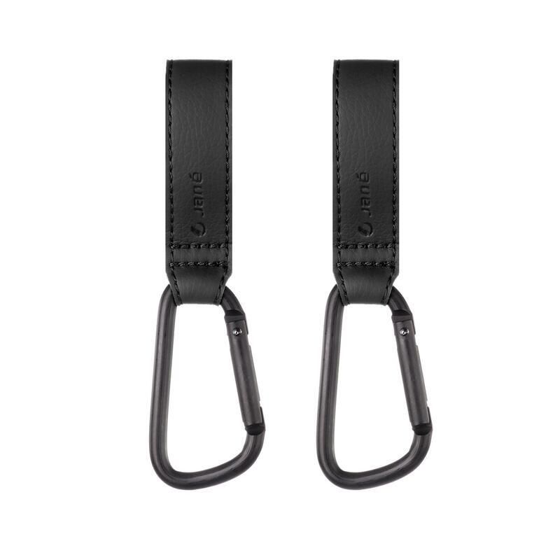 Mini Mousquetons Simili X2 Black