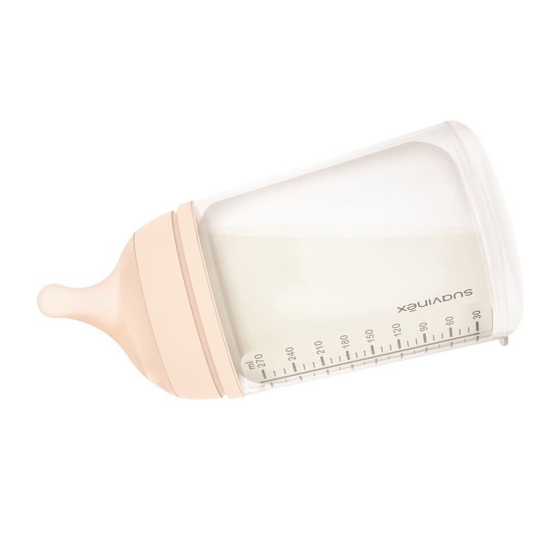 Biberon Debit M Zero Zero 270ml Blanc