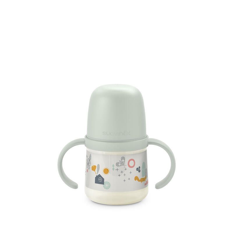 First Biberon A Anses Walk In The Park 150ml Vert