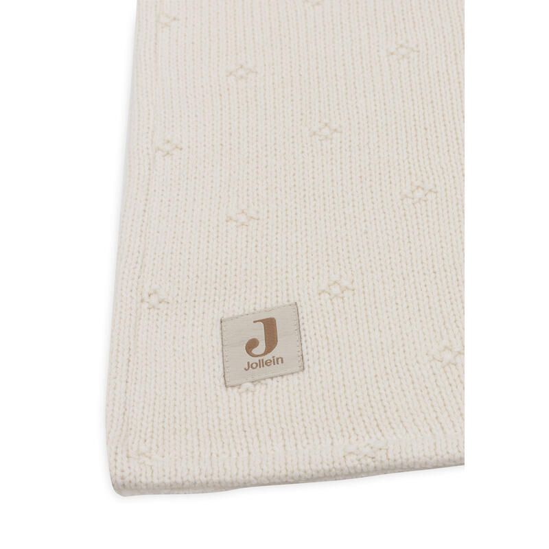 Couverture Berceau Velvet Cosy Knit 75x100cm Ivory