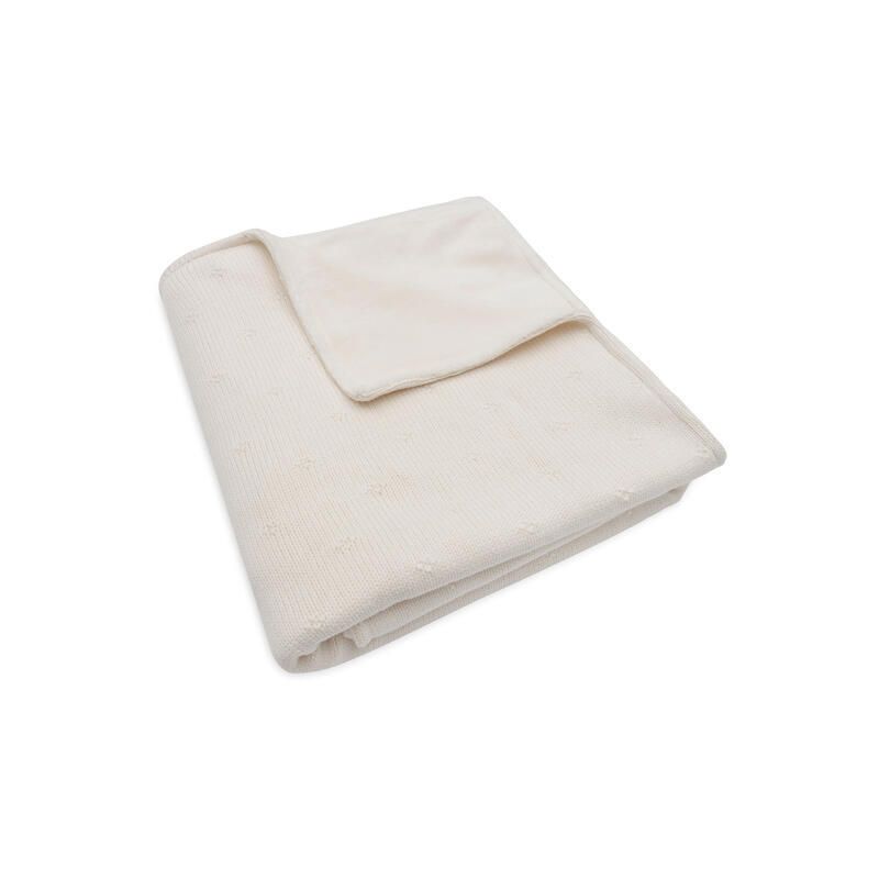 Couverture Velvet Cosy Knit 100x150cm Ivory