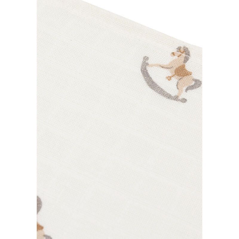 Lange Gaze De Coton Small X3 Nostalgic Ride 70x70cm Multicolor