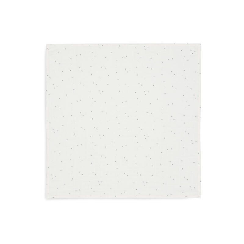 Lange Gaze De Coton Small X3 Twinkling 70x70cm Sea Green