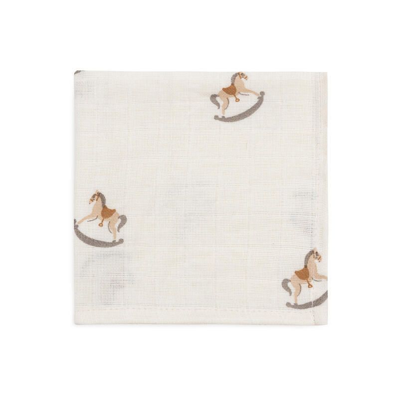 Serviette Gaze De Coton X3 Nostalgic Ride 31x31cm Multicolor