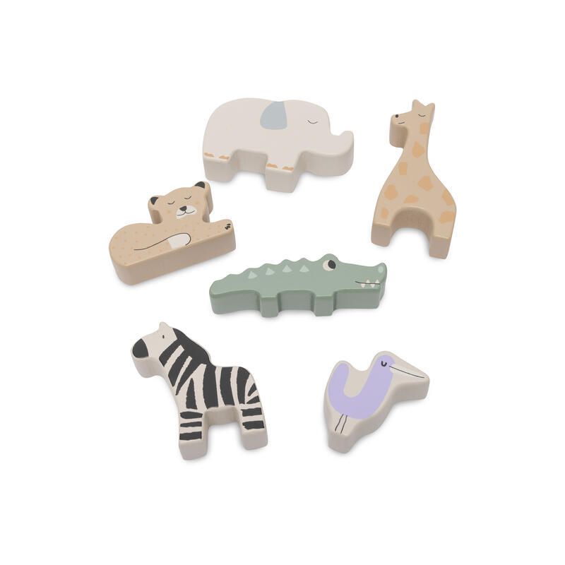 Boite A Formes En Bois Jungle Jambo Multicolor