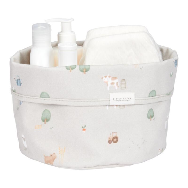 Panier Commode Rond Little Farm 0m+