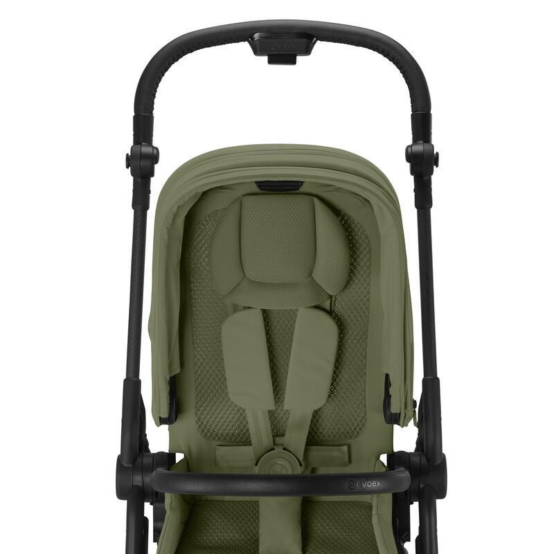 Poussette Melio Carbon Gold Moss Green