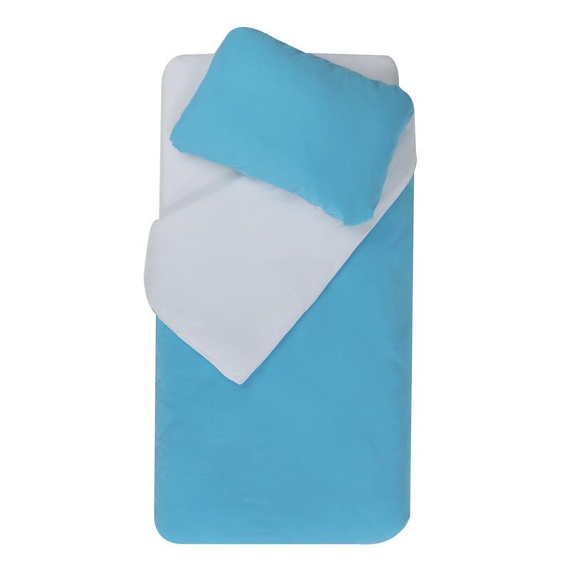 Housse De Couette Et Taie 100x140cm Turquoise/Light Blue