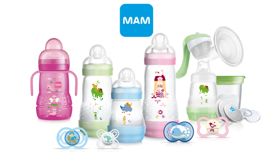 Coffret Naissance Easy Start Nature Aqua MAM, Vente en ligne de Biberon